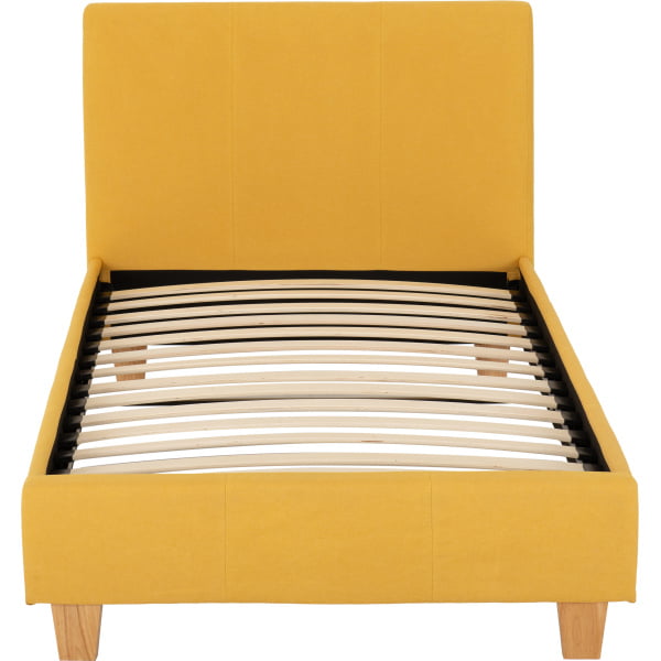 The Revolutionary Furniture Company-Youlton Single Bed- Mustard Fabric